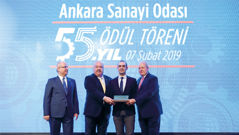 İş Makinası - HİDROMEK’e Ankara Sanayi Odasından Ödül