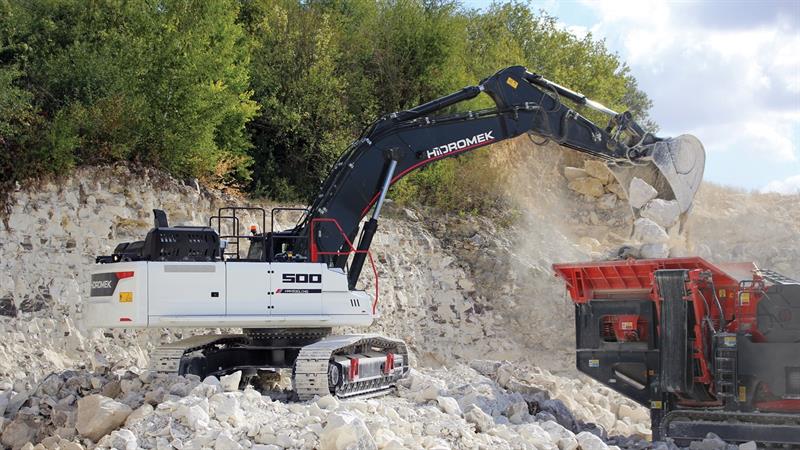 İş Makinası - HİDROMEK’in yeni en büyük ekskavatörü HMK 500 LCHD göreve hazır