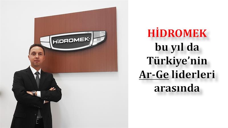 İş Makinası - HİDROMEK bu yıl da Türkiye’nin Ar-Ge liderleri arasında