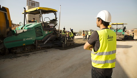 İş Makinası - Leica Makine Kontrol Sistemleri Kuzey Marmara Otoyolu Projesi'nde