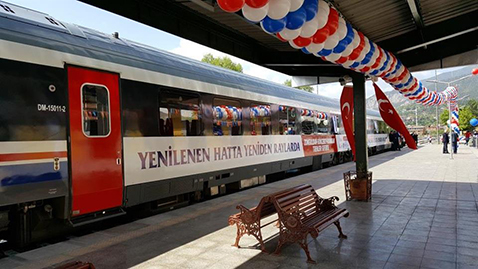 İş Makinası - Karabük-Zonguldak demiryolu hattı açıldı