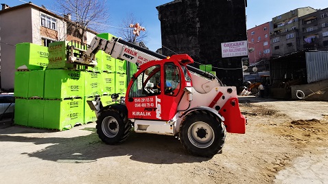 İş Makinası - İstanbul’da inşaat malzemeleri MST telehandlersız çekilmiyor
