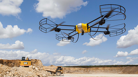 İş Makinası - Caterpillar ve Redbird, şantiye çalışmalarını drone analizleriyle geliştirecek
