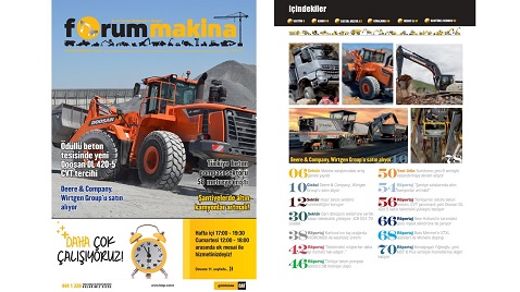 İş Makinası - Forum Makina dergisi 70'inci sayısı sitemize yüklendi