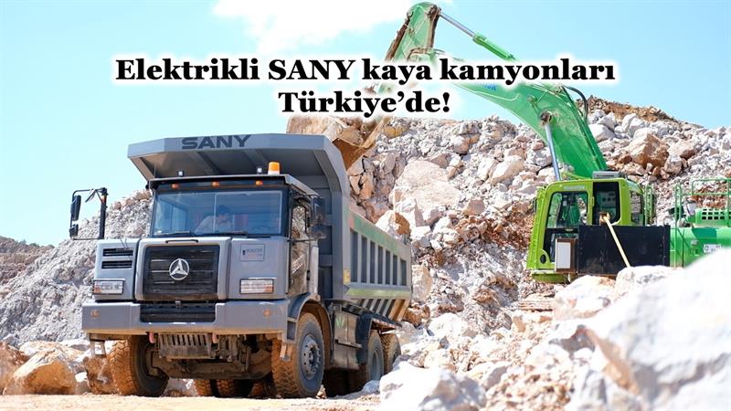 İş Makinası - ELEKTRİKLİ SANY KAYA KAMYONLARI TÜRKİYE’DE