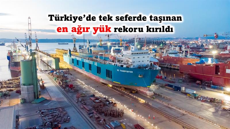 İş Makinası - Türkiye’de tek seferde taşınan en ağır yük rekoru kırıldı