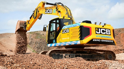 İş Makinası - JCB’den ilk hidrojen yakıtlı ekskavatör