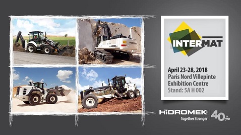 İş Makinası - INTERMAT Paris 2018'de HİDROMEK hangi yeni ürünlerini sergileyecek?