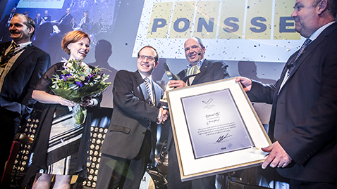 İş Makinası - 2015 İsveç Çelik Ödülü’nü Finlandiyalı Ponsse kazandı