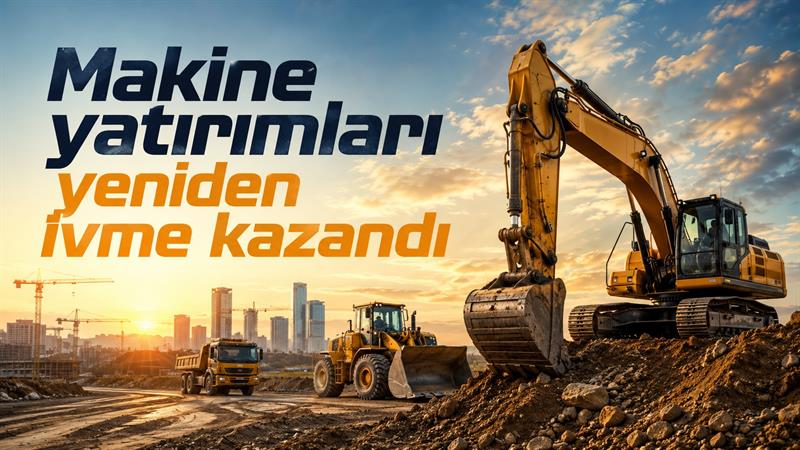 MAKİNE YATIRIMLARI YENİDEN İVME KAZANDI