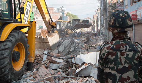 İş Makinası - JCB Nepal’deki doğal afete de kayıtsız kalmadı