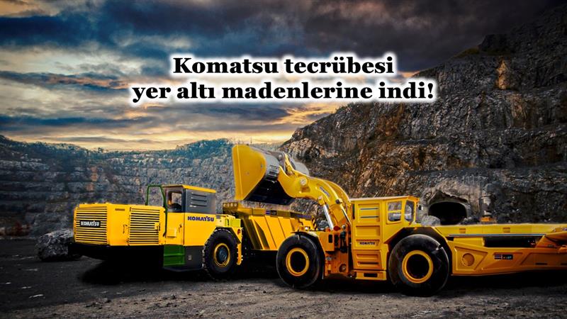 TÜRKİYE'DEKİ İLK YER ALTI KOMATSU MADEN KAMYONU SATILDI