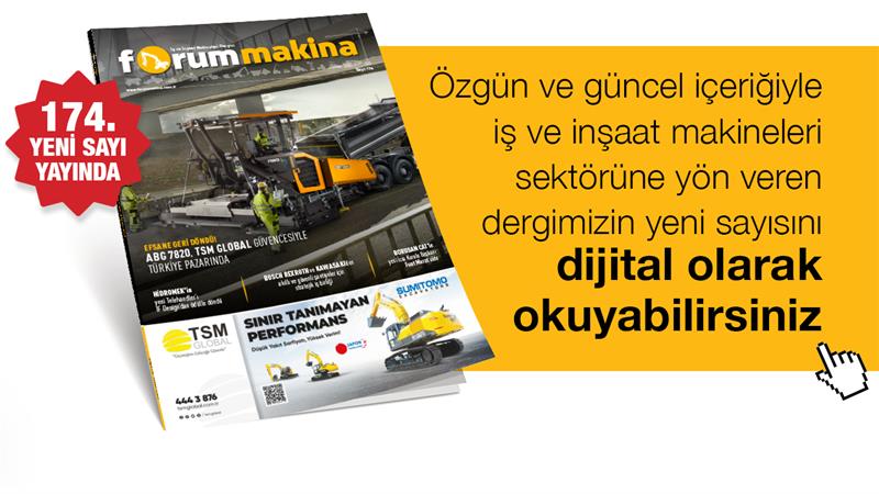FORUM MAKİNA DERGİSİ YENİ SAYISI DİJİTAL OLARAK DA YAYINDA