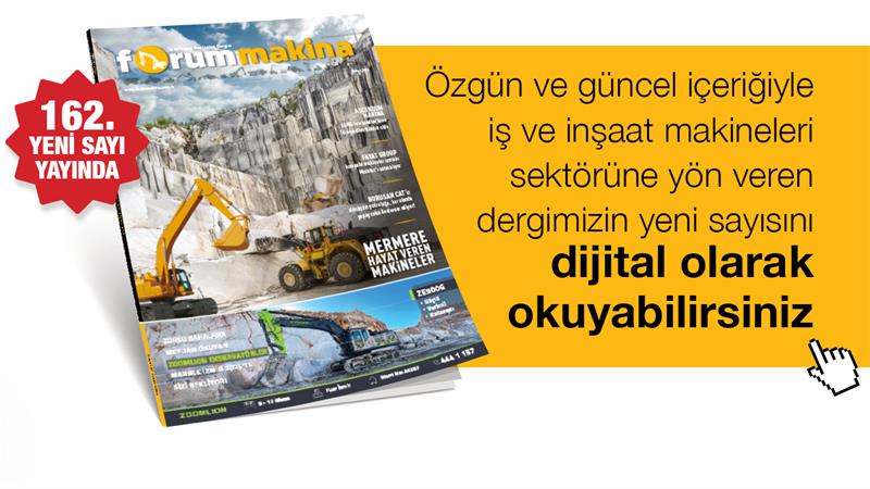 İş Makinası - FORUM MAKİNA DERGİSİ YENİ SAYISI DİJİTAL OLARAK DA YAYINDA