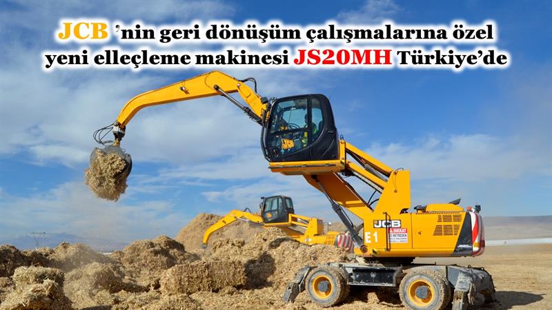 İş Makinası - JCB’nin yeni elleçleme makinesi JS20MH Türkiye’de
