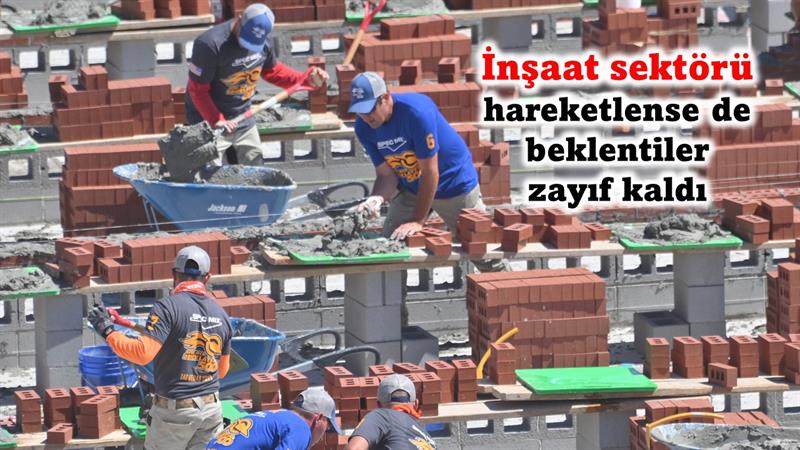 İş Makinası - İnşaat sektörü hareketlense de beklentiler zayıf kaldı