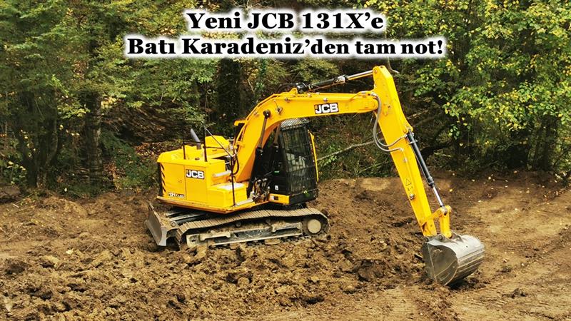 İş Makinası - JCB’NİN YENİ NEFERİ 131X’E BATI KARADENİZ’DEN TAM NOT