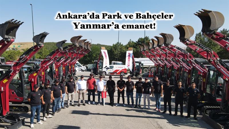 İş Makinası - ANKARA’DA PARK VE BAHÇELER YANMAR’A EMANET