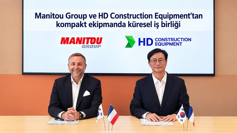MANITOU GROUP VE HD CONSTRUCTION EQUIPMENT’TAN KOMPAKT EKİPMANDA KÜRESEL İŞ BİRLİĞİ