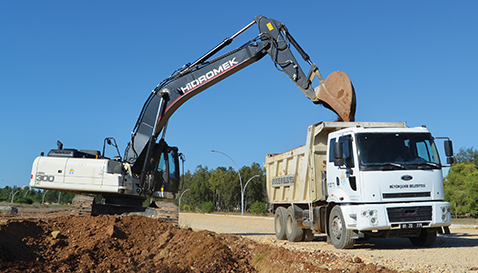 İş Makinası - Dimaks Group, projelerinde Hidromek ekskavatörlere yatırım yapıyor