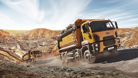 İş Makinası - Her 3 inşaat kamyonundan biri Ford Trucks