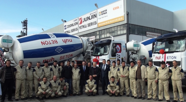İş Makinası - Nuh Beton’un çözüm ortağı Eras İnşaat, araç filosunu güçlendirdi