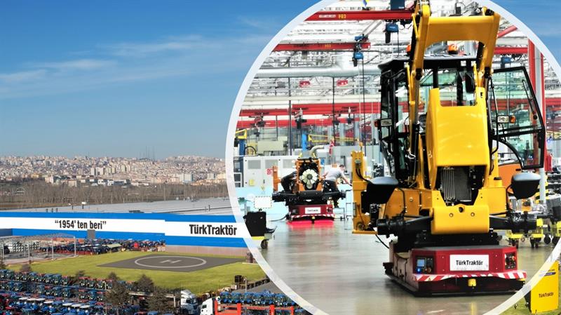 İş Makinası - TürkTraktör’ün kazıcı yükleyicileri AGV’ler üzerinde hayat buluyor