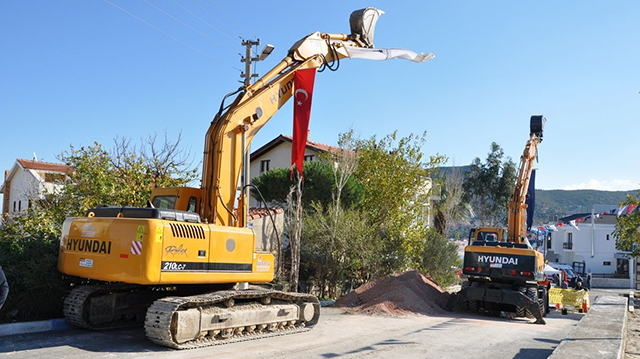 İş Makinası - Yeni Foça’ya 21 milyonluk dev yatırım