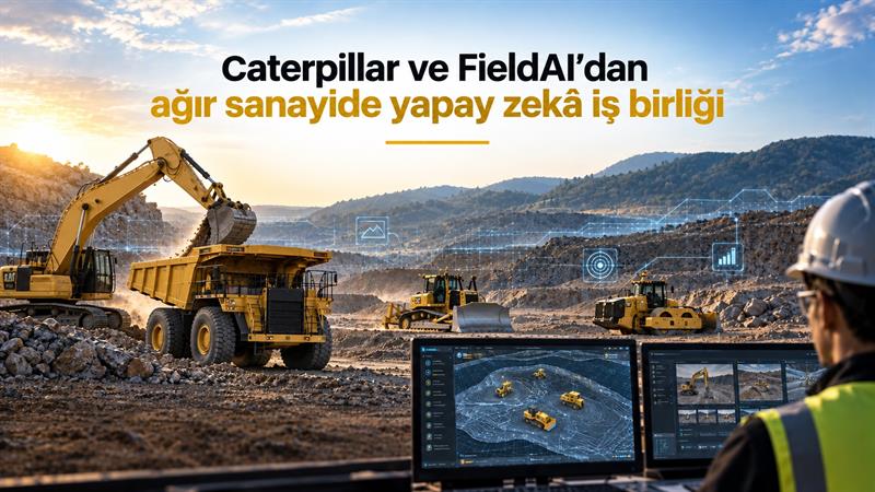 CATERPILLAR VE FIELDAI’DAN YAPAY ZEKÂ İŞ BİRLİĞİ