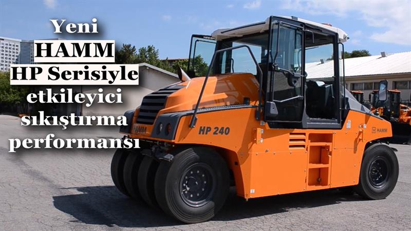 İş Makinası - Yeni HAMM HP Serisiyle etkileyici sıkıştırma performansı