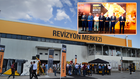 İş Makinası - Borusan Cat’in üçüncü revizyon merkezi Ankara’da açıldı