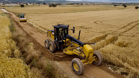 İş Makinası - Cat 120M greyderler Çanakkale köylerinde hizmet veriyor