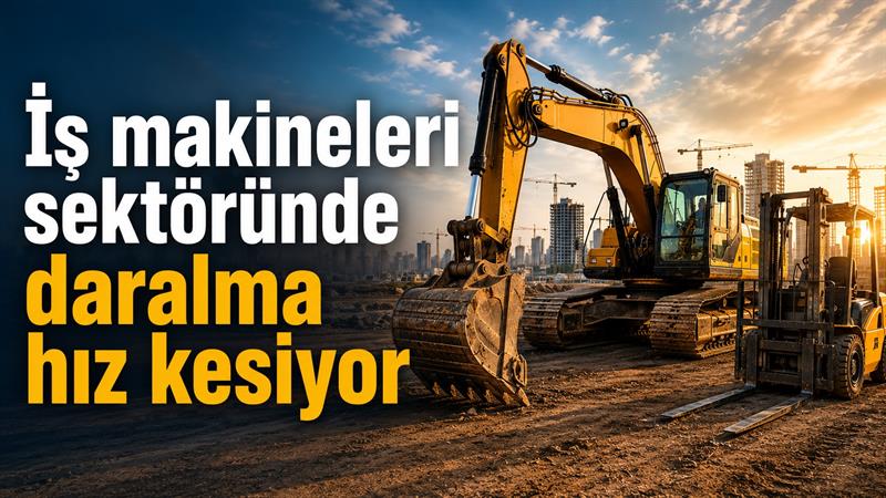 İş Makinası - İŞ MAKİNELERİ SEKTÖRÜNDE DARALMA HIZ KESİYOR