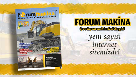 İş Makinası - Forum Makina Dergisi 83. sayısı sitemizde yayında!