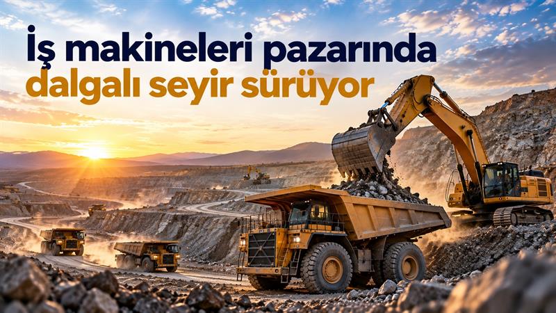 İŞ MAKİNELERİ PAZARINDA DALGALI SEYİR SÜRÜYOR