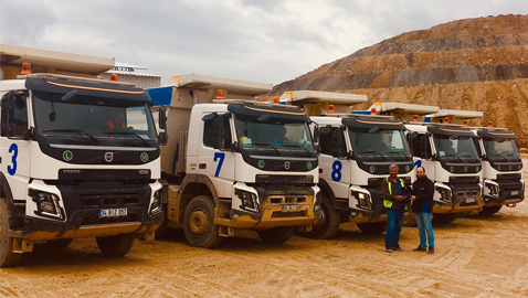 İş Makinası - Gökçenay İnşaat maden sahası için Volvo Trucks FMX 500 yatırımı yaptı