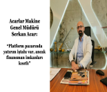 İş Makinası - ACARLAR MAKİNE GENEL MÜDÜRÜ SERKAN ACAR GÜNDEMİ DEĞERLENDİRDİ Forum Makina