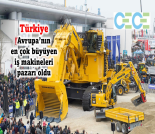 İş Makinası - Türkiye Avrupa’nın en çok büyüyen iş makineleri pazarı oldu Forum Makina