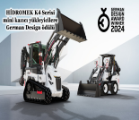 İş Makinası - HİDROMEK K4 SERİSİ MİNİ KAZICI YÜKLEYİCİLERE GERMAN DESIGN ÖDÜLÜ Forum Makina