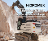 İş Makinası - HİDROMEK, 26. Marble İzmir Fuarı’nda mermer sektörüyle buluşuyor Forum Makina