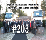 İş Makinası - BOĞAZİÇİ BETON YENİ YILA 203 ADET YENİ MERCEDES-BENZ KAMYON İLE BAŞLADI Forum Makina