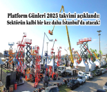 İş Makinası - PLATFORM GÜNLERİ 2025 TAKVİMİ AÇIKLANDI Forum Makina