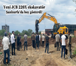 İş Makinası - YENİ JCB 220X EKSKAVATÖR ŞANLIURFA'DA BOY GÖSTERDİ Forum Makina