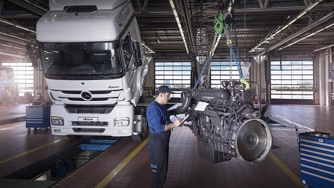 İş Makinası - Mercedes-Benz Türk, garantili motor revizyonlarına Euro 6 serisini de ekledi