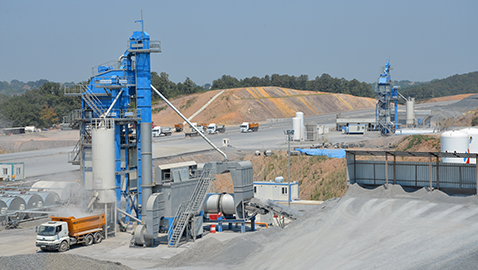 İş Makinası - Yavuz Sultan Selim Köprüsü için günde 25 bin ton asfalt üretimi