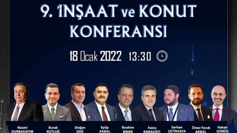 İş Makinası - 9. İnşaat ve Konut Konferansı bugün online olarak gerçekleşecek