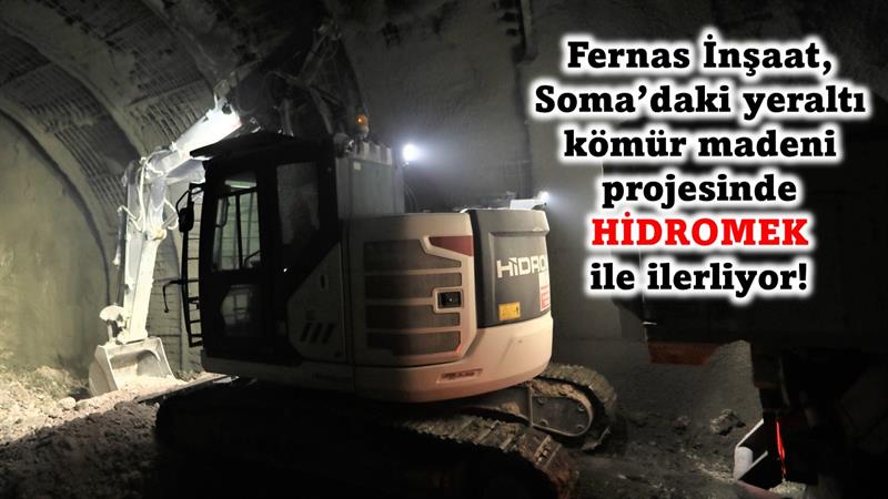 İş Makinası - Fernas İnşaat, yeni maden projesinde HİDROMEK ile ilerliyor