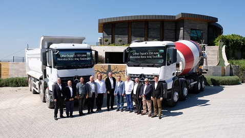 İş Makinası - Çiftay İnşaat araç parkına 150 yeni Mercedes ekledi