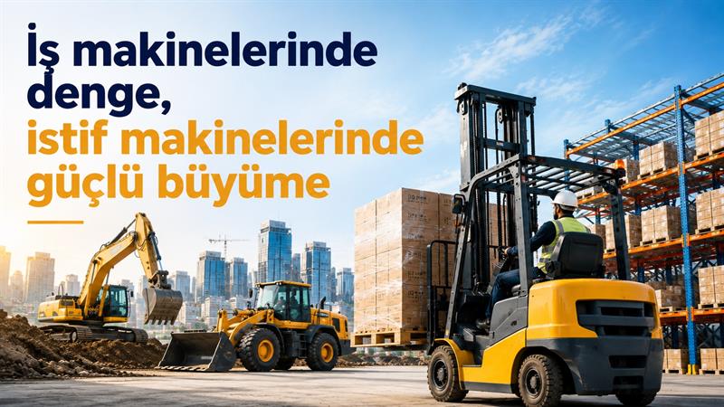İş Makinası - İŞ MAKİNELERİNDE DENGE, İSTİF MAKİNELERİNDE GÜÇLÜ BÜYÜME