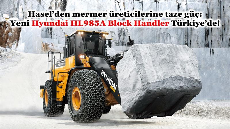 İş Makinası - YENİ HYUNDAI HL985A BLOCK HANDLER TÜRKİYE’DE